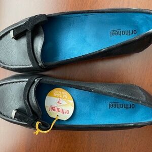 Orthoheel Black Slip On Flats US9 NWT